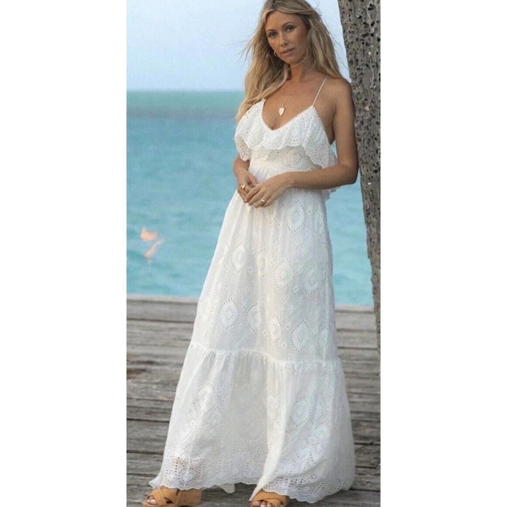 Spell & The Gypsy Novella Wedding Gown Dress In White Sz M